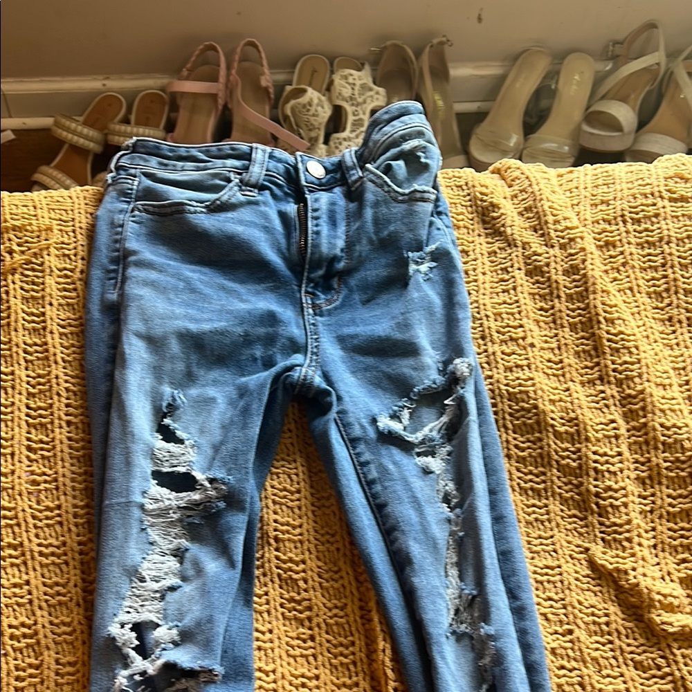 American eagle skinny jeans 00